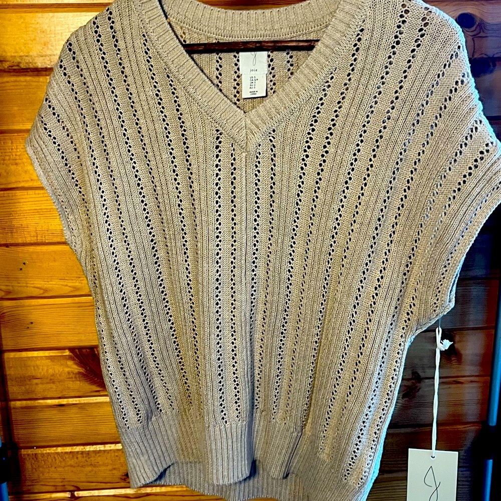 JOIE Taupe V-Neck Dolman sleeve Sweater